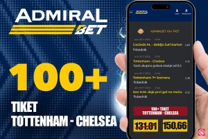 AdmiralBet 100+ tiket - Londonski derbi prilika za sjajnu zaradu!